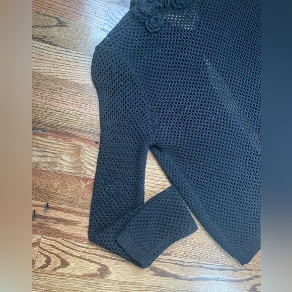 Red Valentino Black knitted mesh Cardigan size XS - Picture 11 of 17